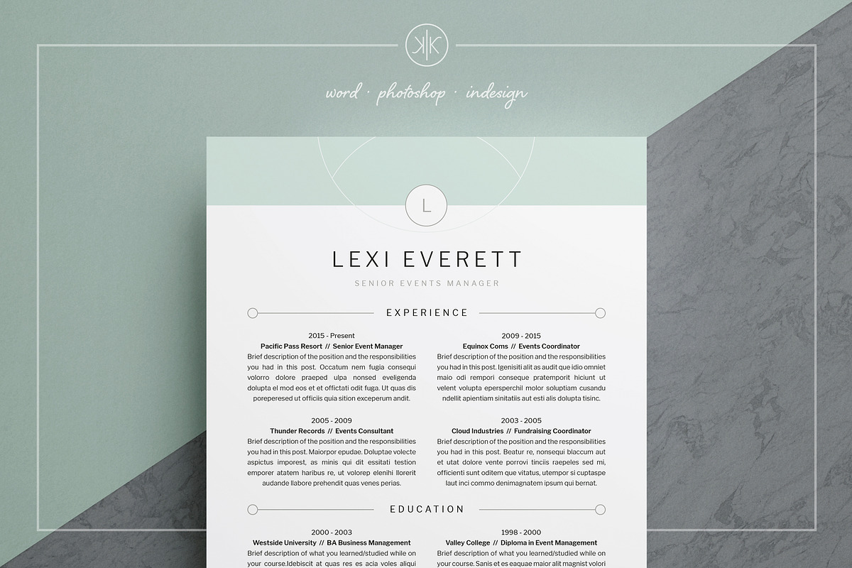 Resume/CV | Lexi in Resume Templates - product preview 8