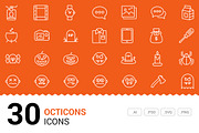Octicons - Vector Line Icons