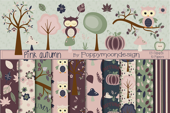 Pink Autumn in Patterns - product preview 2