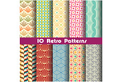retro pattern set 4