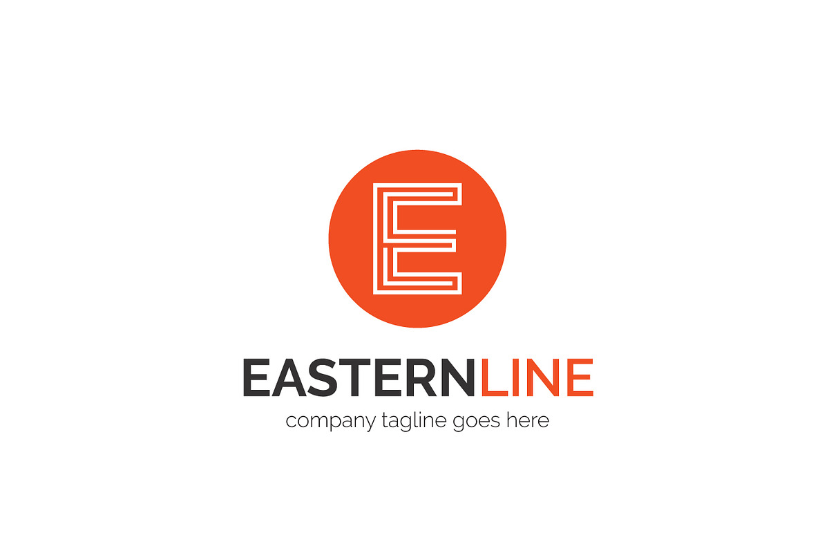 Eastern Line Letter E Logo in Logo Templates - product preview 8