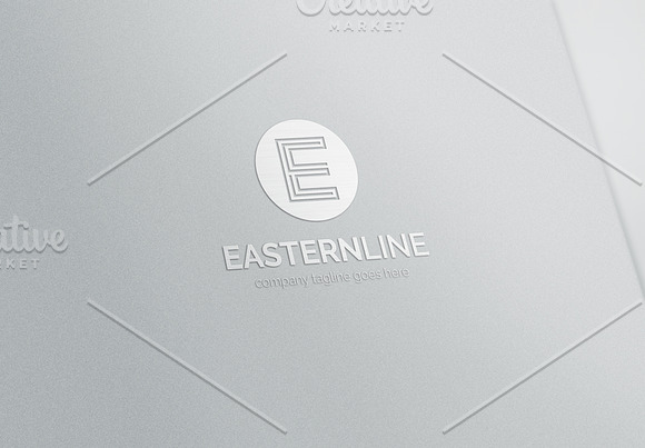 Eastern Line Letter E Logo in Logo Templates - product preview 4