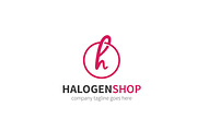 Halogen Shop Letter H Logo