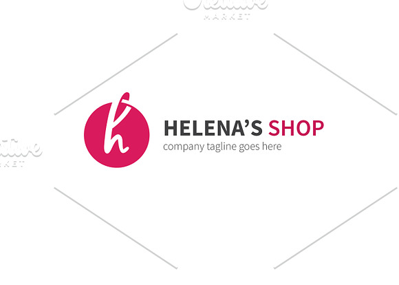 Helena Letter H Logo in Logo Templates - product preview 1