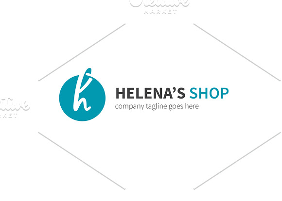 Helena Letter H Logo in Logo Templates - product preview 3