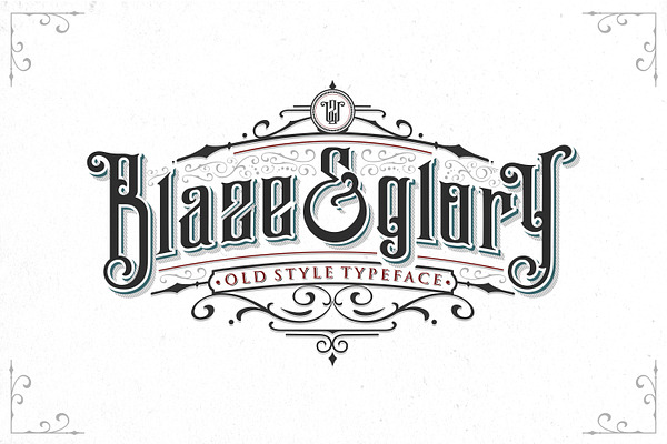 Blaze & Glory Typeface + Extras