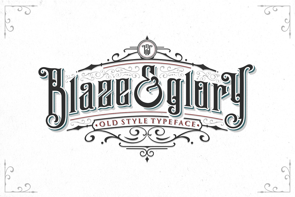 Blaze & Glory Typeface + Extras in Tattoo Fonts - product preview 8