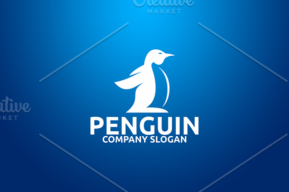 Penguin in Logo Templates - product preview 1