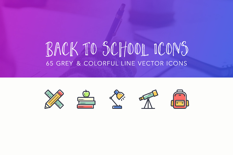 Back to School Icon Set