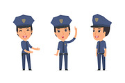 100 poses of character Constabulary 