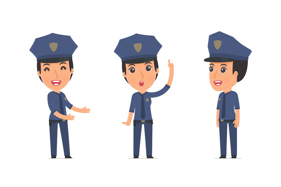 100 poses of character Constabulary  in Illustrations - product preview 8