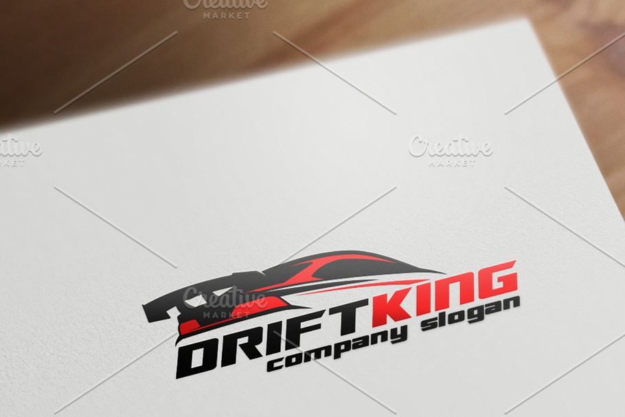 Drift King Logo Template