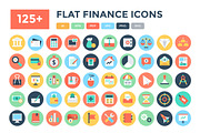 125+ Flat Finance Icons