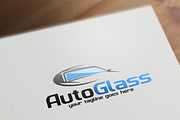 Auto Glass Logo Template