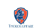 Thoroughfare Horse Breeding Logo