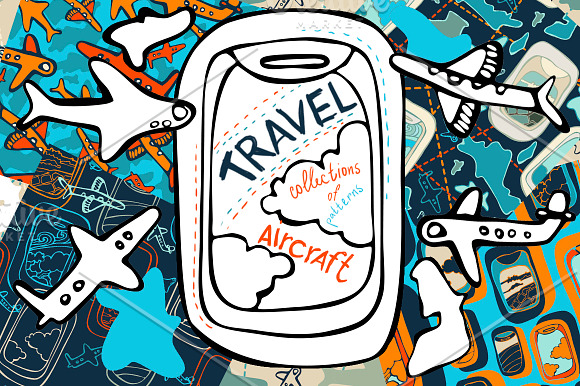 TRAVEL BY PLANE  in Illustrations - product preview 3