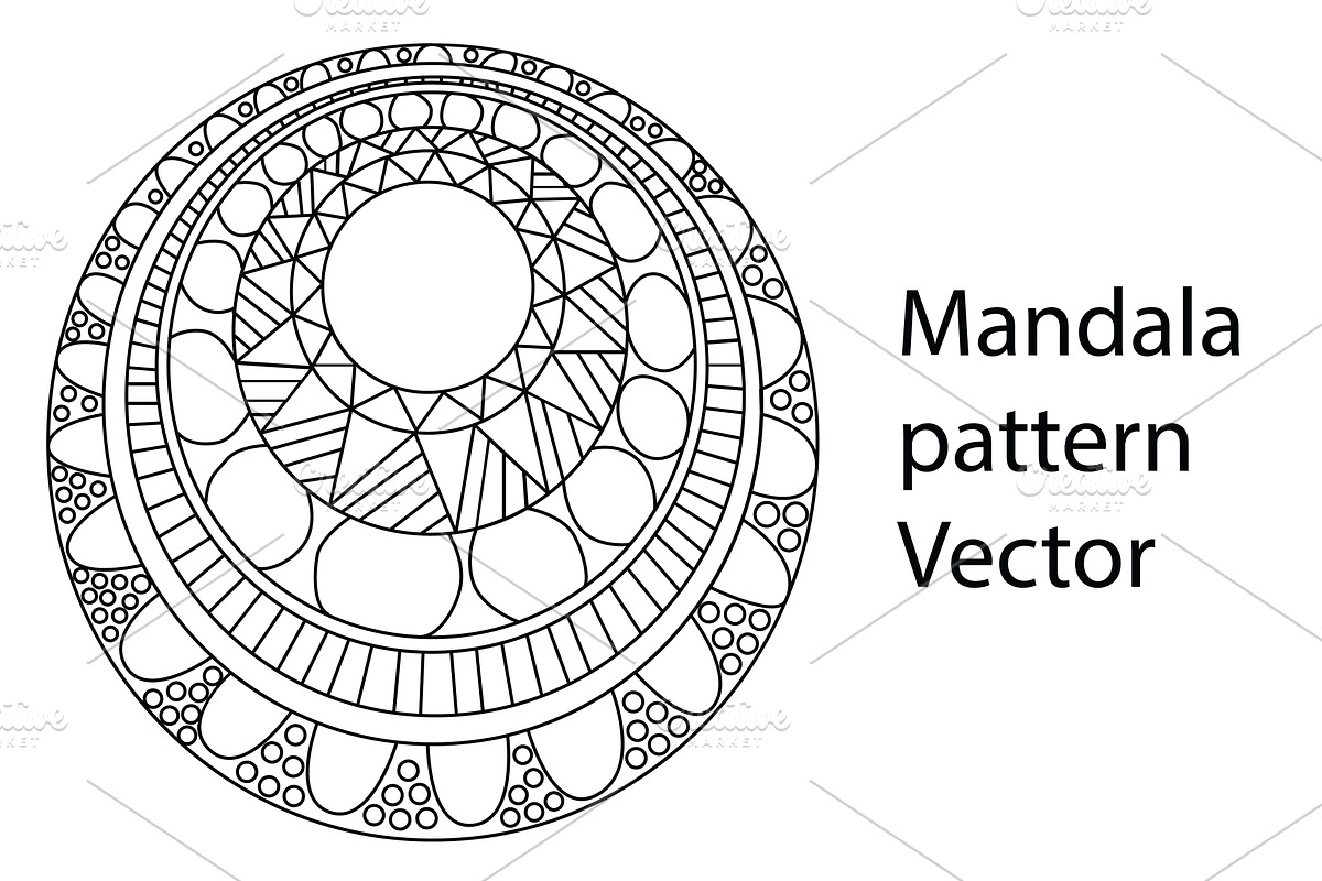 Mandala in vector in Illustrations - product preview 8