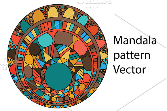 Mandala in vector in Illustrations - product preview 2
