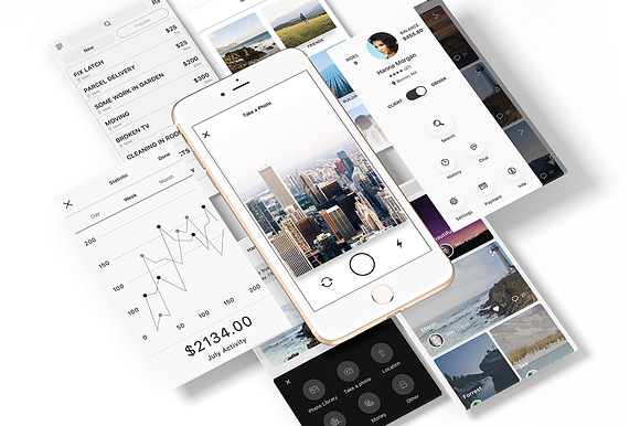 Hello UI Kit Mod. 2 in UI Kits and Libraries - product preview 5