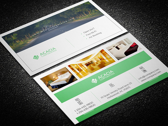 Hotel/Photography Business Card in Business Card Templates - product preview 1
