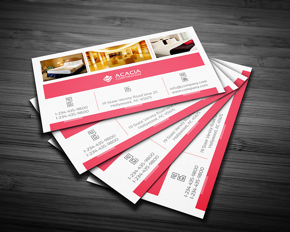 Hotel/Photography Business Card in Business Card Templates - product preview 4