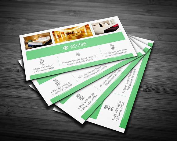 Hotel/Photography Business Card in Business Card Templates - product preview 5