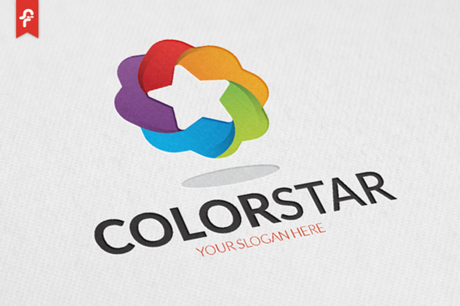 Color Star Logo in Logo Templates - product preview 8