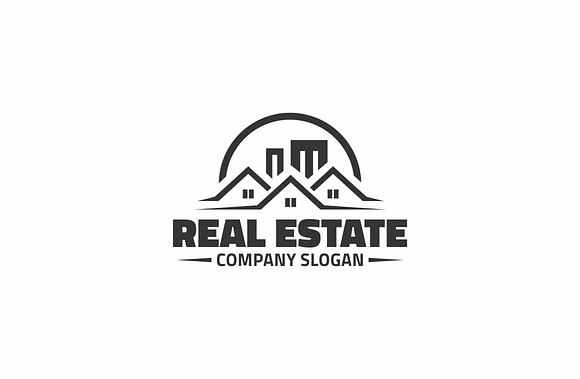 Real Estate  in Logo Templates - product preview 1