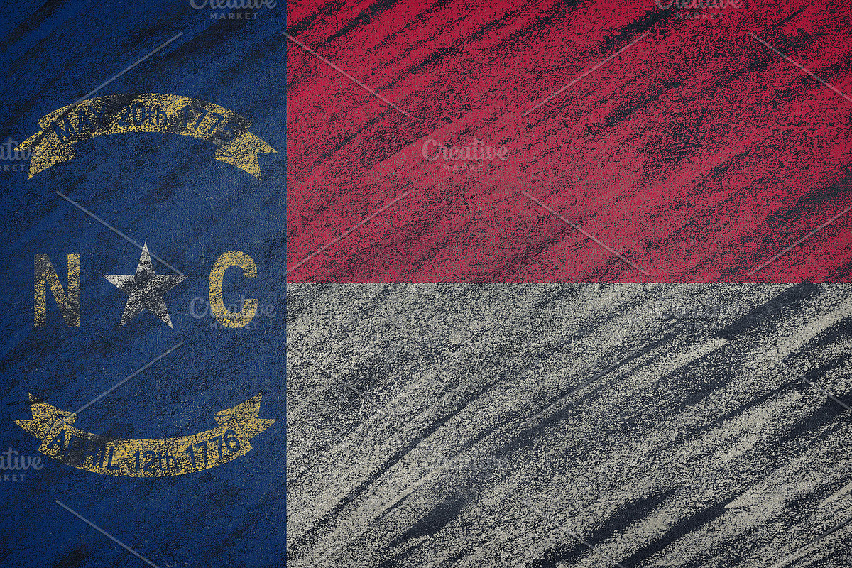 North Carolina state flag. in Illustrations - product preview 8