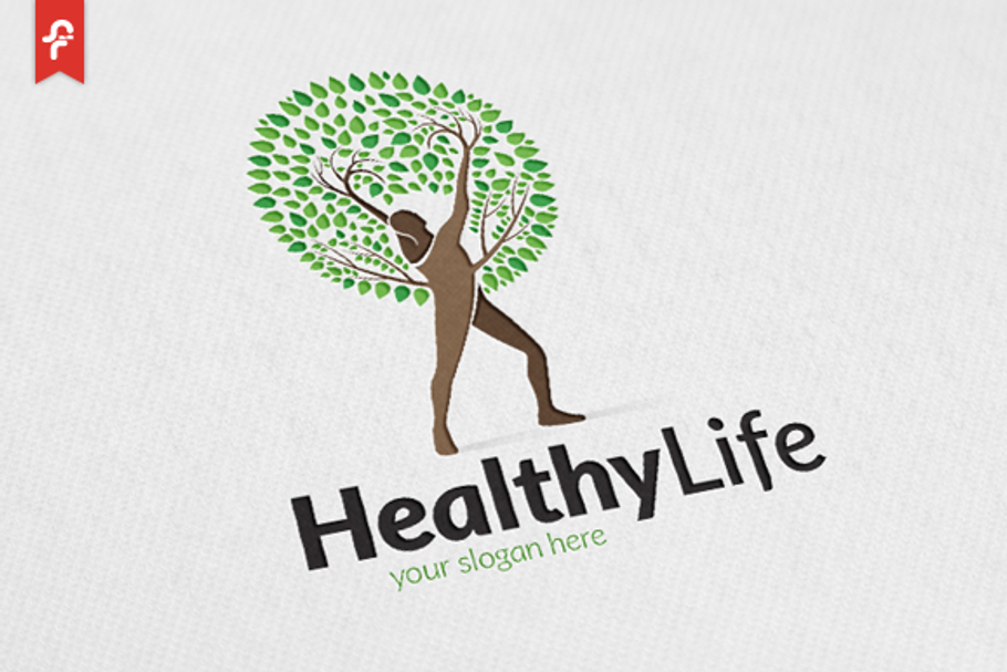 Healthy Leaf Logo in Logo Templates - product preview 8