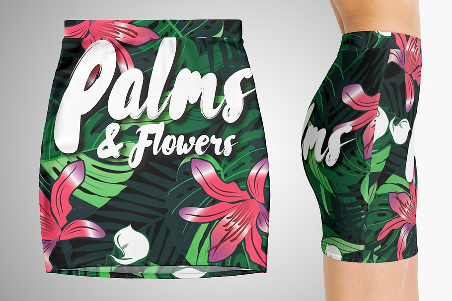 P&F seamless tropical pattern in Patterns - product preview 8