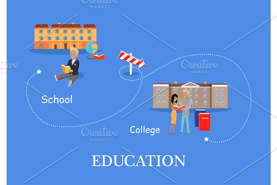 Education Process Concept in Illustrations - product preview 8