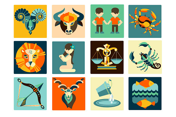  12 signs of the zodiac. HOROSCOPE in Illustrations - product preview 4