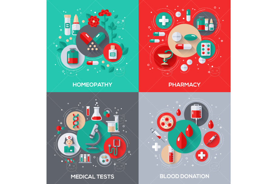Medical Concepts Set in Illustrations - product preview 8