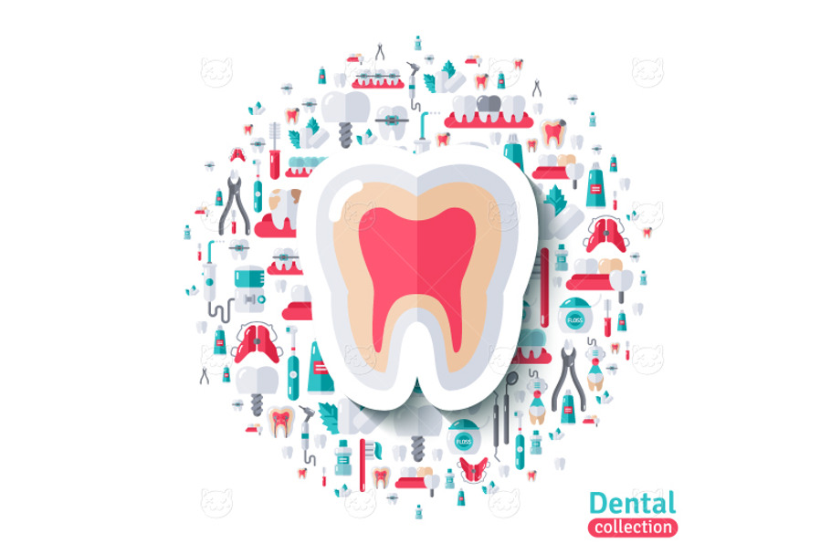 Healthy Tooth in Illustrations - product preview 8