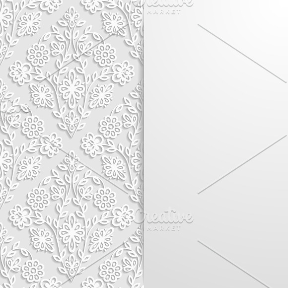Set of abstract floral backgrounds in Illustrations - product preview 1