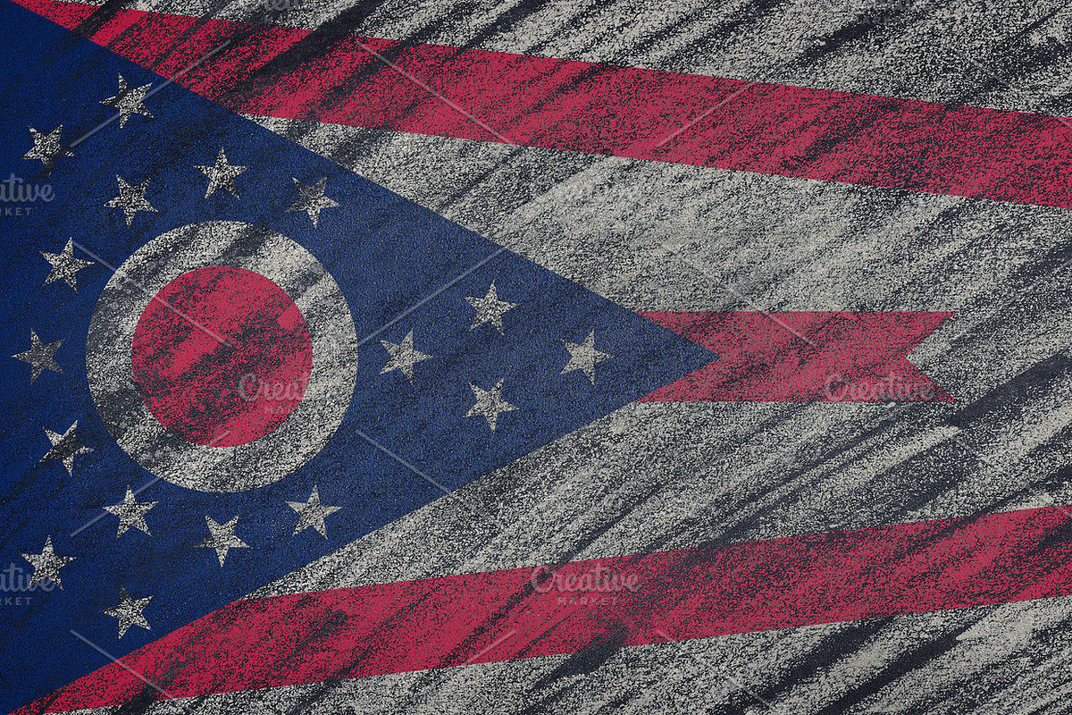 Ohio state flag. in Illustrations - product preview 8