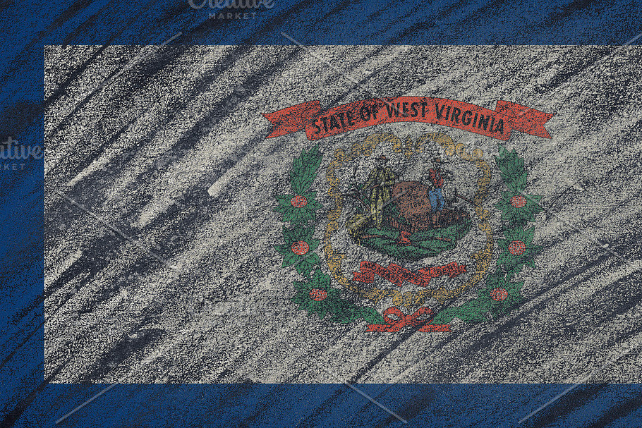 West Virginia state flag. in Illustrations - product preview 8