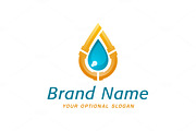 Plumbing Water Drop Logo