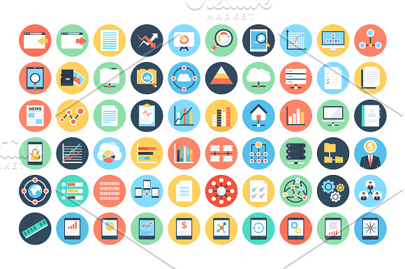 125+ Flat Data Science Vector Icons  in Science Icons - product preview 1