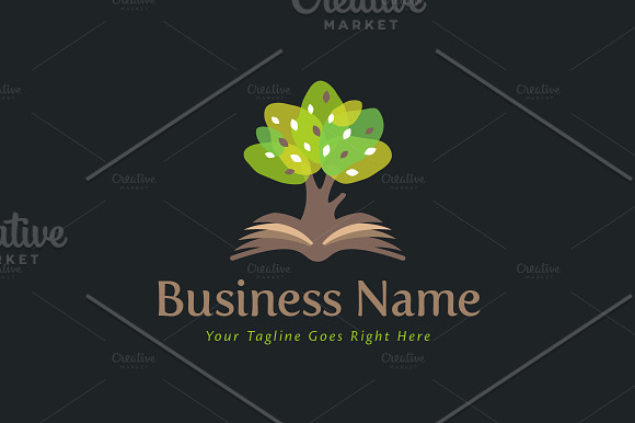 Tree of Learning Logo in Logo Templates - product preview 1