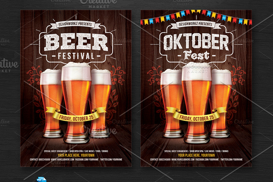 Oktoberfest/Beer Festival Flyer
