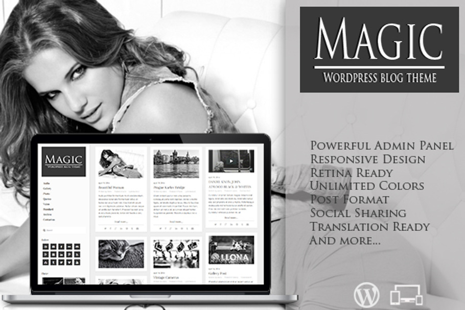 Magic - Retina Responsive Blog in WordPress Blog Themes - product preview 8