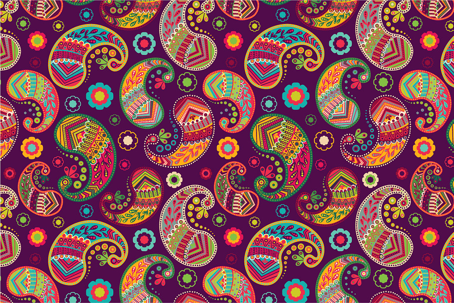 Colorful seamless pattern in Patterns - product preview 8