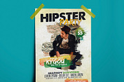 Hipster Party Flyer Template
