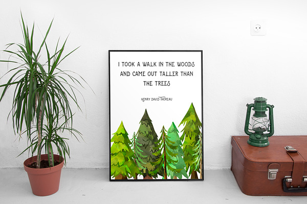 Wall art: Quotes, woods, rustic