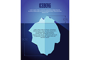 Vector iceberg concept 