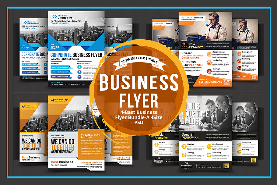 Corporate Flyer Bundle in Flyer Templates - product preview 8