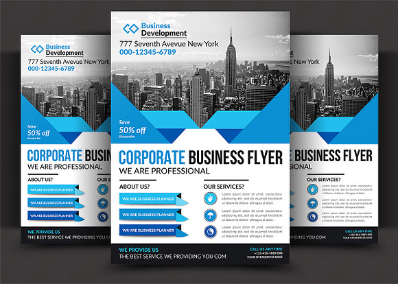 Corporate Flyer Bundle in Flyer Templates - product preview 1