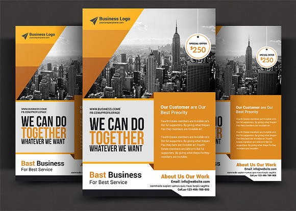 Corporate Flyer Bundle in Flyer Templates - product preview 3